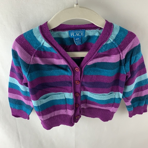 The Children’s Place Striped Cardigan Sweater - Picture 3 of 7
